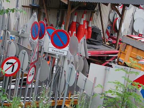 Sign Yard 04 by mrjorgen, via a Creative Commons Attribution-Non-Commercial-Share Alike License