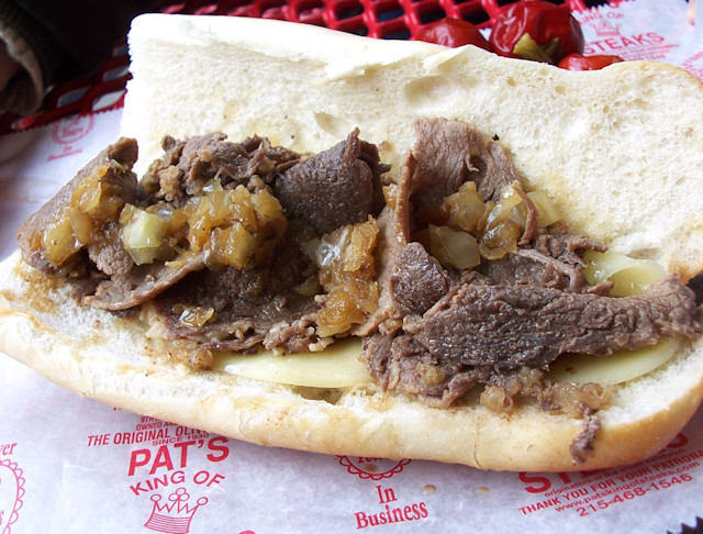 Provolone Wit Cheesesteak from Pat's King of Steaks, Philadelphia, PA