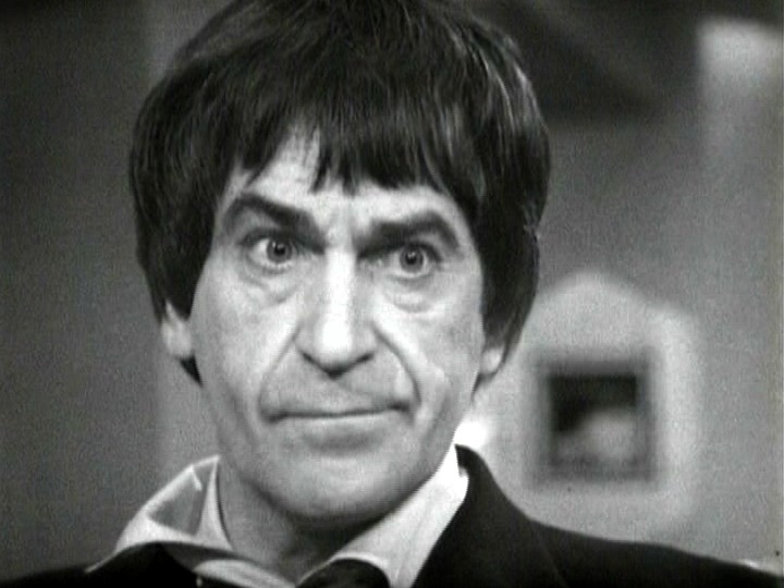 A bemused Second Doctor