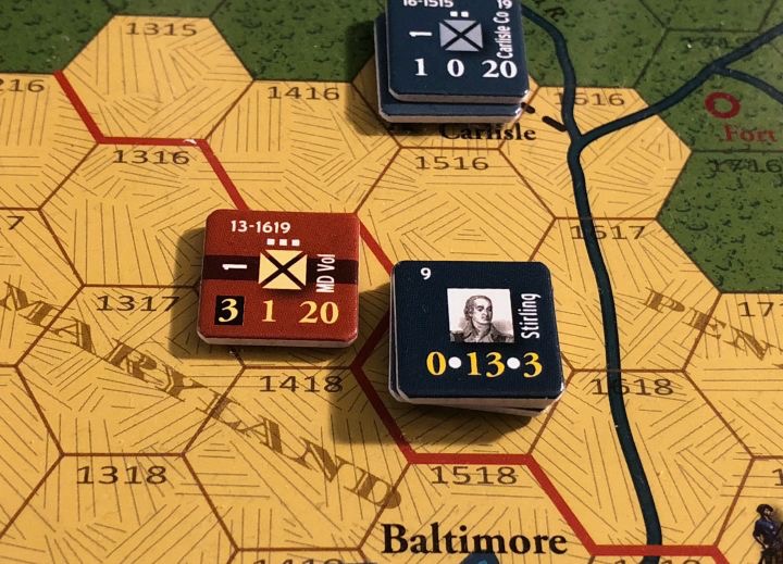 End of Empire, Turn 16, Rousting the Provincials near Baltimore