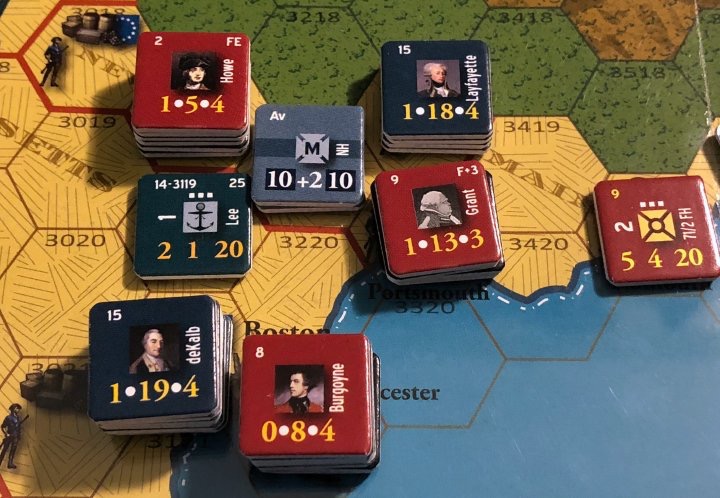 End of Empire, Turn 15, Howe in New Hampshire End of Empire, Turn 15, Howe in New Hampshire
