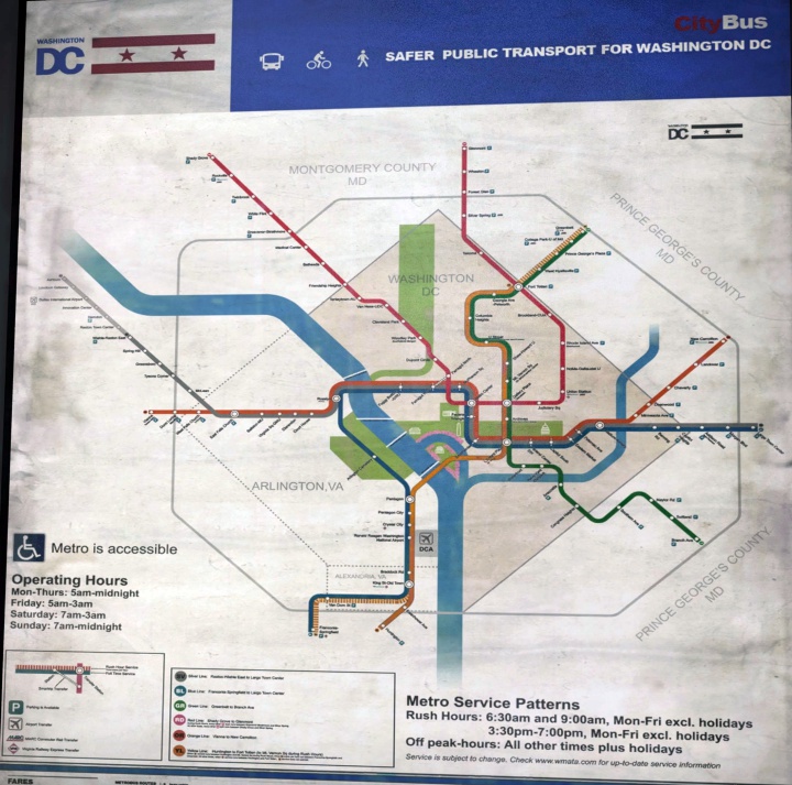 The DC Metro Map in The Division 2