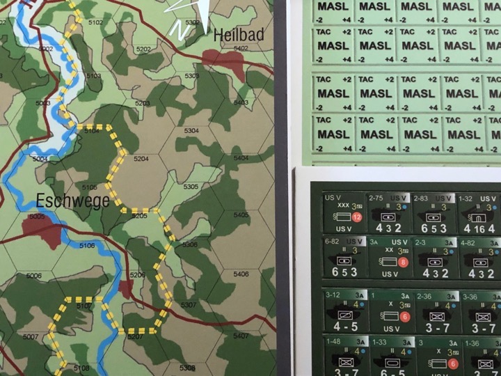 Map Less Than 60 Mind The (Fulda) Gap: Less Than 60 Miles (Thin Red Line Games) – Movement  Point