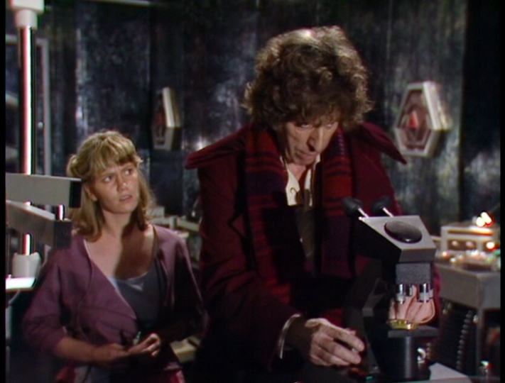 The Fourth Doctor doing the science