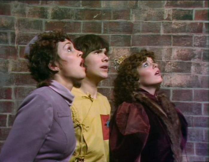 The Fourth Doctor's final three companions: Tegan, Adric, and Nyssa